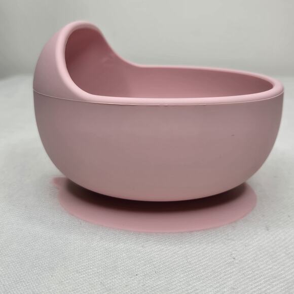 BooginHead 5 Piece Baby Led Weaning Silicone Tableware Feeding Set, Pink - Picture 3 of 10